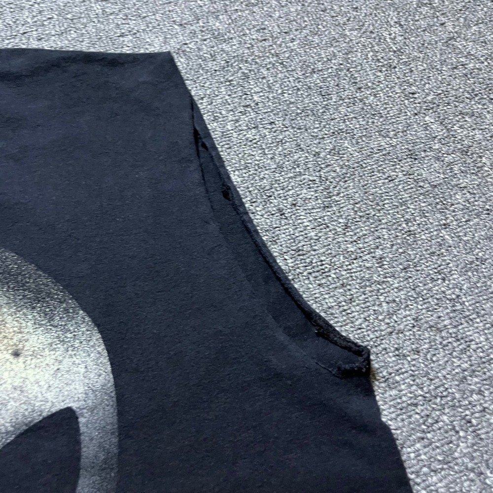Vintage Marvel Mad Engine Punisher Skull Muscle Tank Top Size M Black 2004 Y2K - Picture 4 of 9